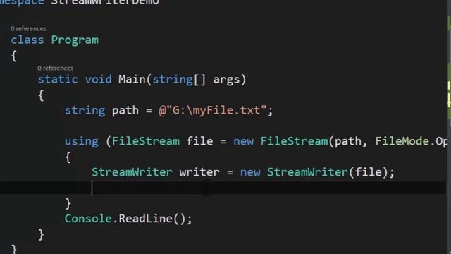 STREAM WRITER CLASS - WRITING DATA TO FILE - FILE HANDLING IN C# ( URDU / HINDI ) смотреть онлайн