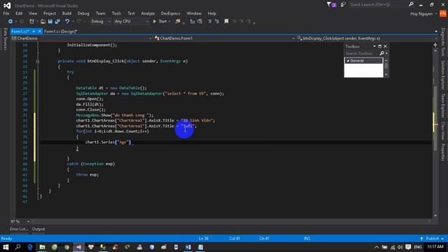database to chart in C# (Biểu Đồ trong C sharp) смотреть онлайн
