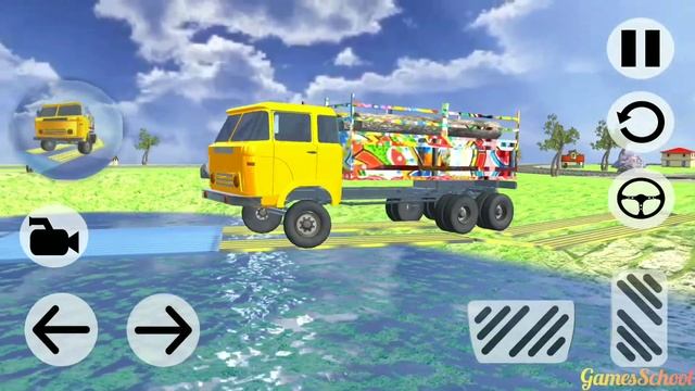 Cargo Truck Impossible Track Transport - Very Dangerous Cargo Transport Game - Android Gameplay смотреть онлайн