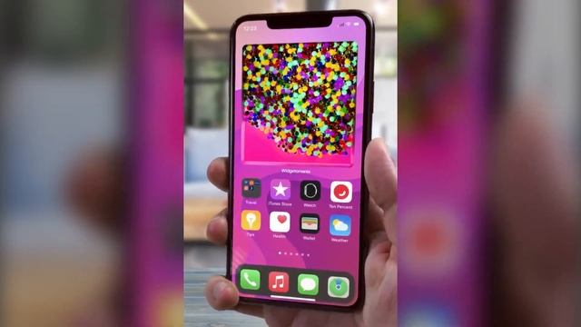 Live widgets for iPhone - balls 3D landscape смотреть онлайн
