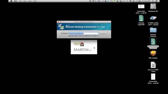Martin Terminal Server - Connecting On A Mac смотреть онлайн