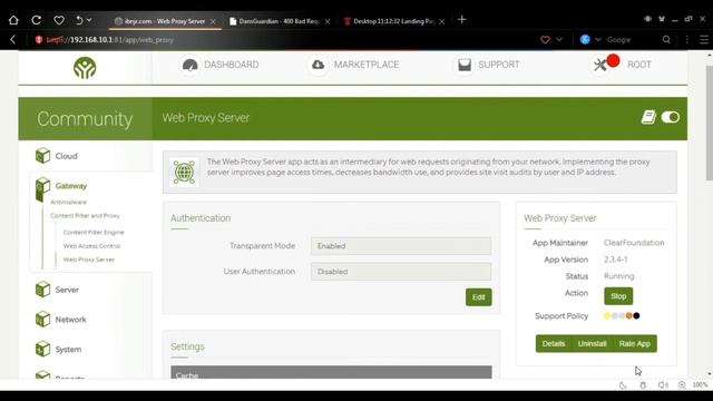 Firewall ClearOS 7 смотреть онлайн
