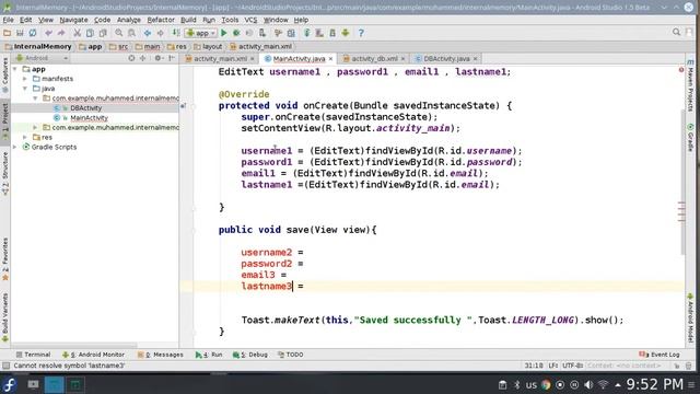 127 Android Studio internal Storage смотреть онлайн