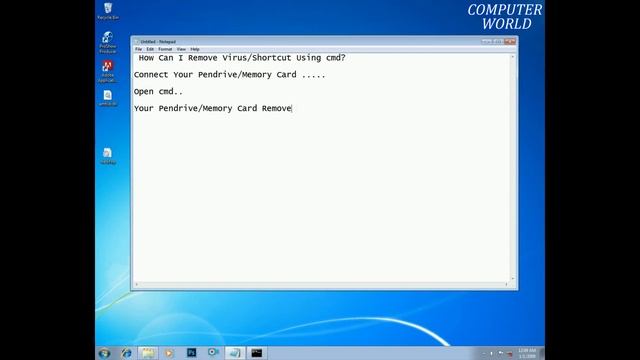 How can remove pen drive \ memory card Virus/shortcut using cmd? смотреть онлайн