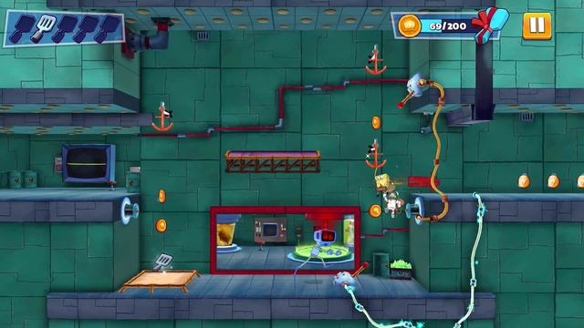 SpongeBob Patty Pursuit - Gameplay Walkthrough Part 18 (iOS) смотреть онлайн