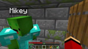 JJ and Mikey BUILD NETHER PORTAL in the FORM of JJ and Mikey in Minecraft Maizen!