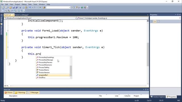 C# Tutorial de Windows Forms #7 - ProgressBar смотреть онлайн