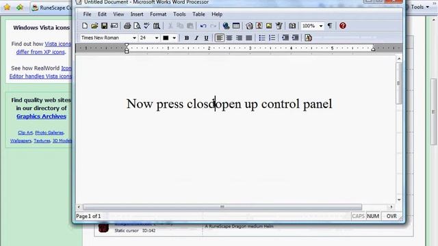How to get a runescape cursor!(Vista only) смотреть онлайн