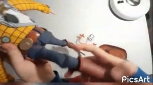 обзор (ВУДИ и вилкенса) история игрушек (Toys.story).