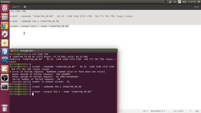 screen resolution for external monitor in ubuntu смотреть онлайн