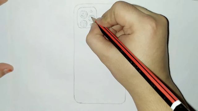 Iphone 12 pro max 📱 | drawing tutorial | 3d like design | iphone drawing | mobile drawing | ka arts смотреть онлайн