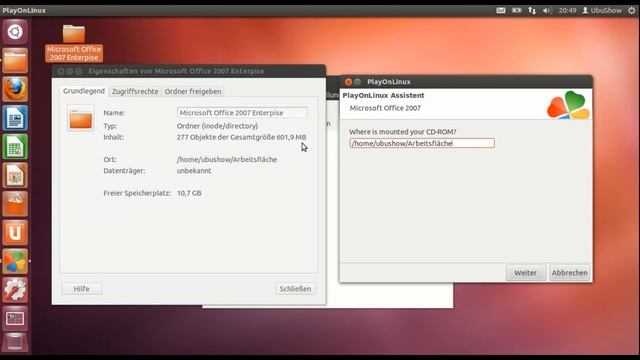 How to install Microsoft Office 2007 in Ubuntu 12.04 / 11.10 / ... смотреть онлайн