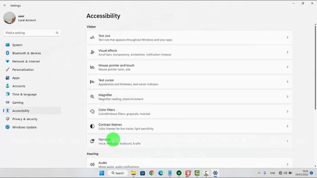 Windows 11 Home : How to turn on or off Move my text with the Narrator cursor as Narrator Reads tex смотреть онлайн
