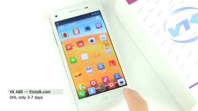 VK A88 Android Smartphone смотреть онлайн