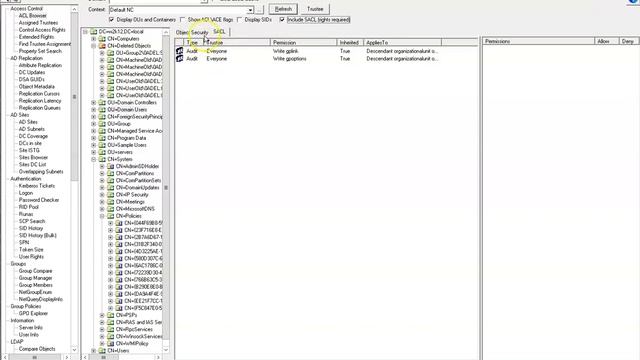 NetTools - ACL Browser смотреть онлайн