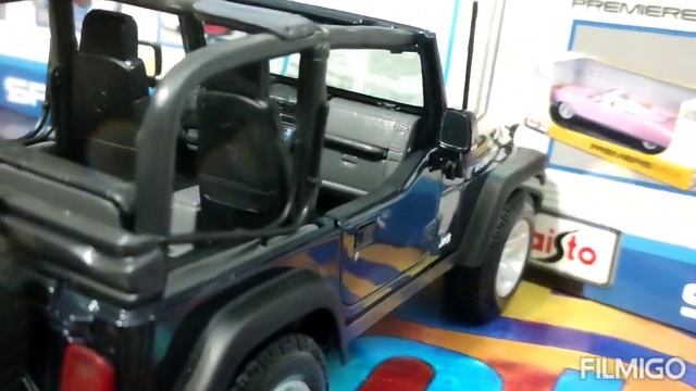 Maisto Jeep Rubicon 1/18 2021 diecast video review #faheemqureshiphotography смотреть онлайн