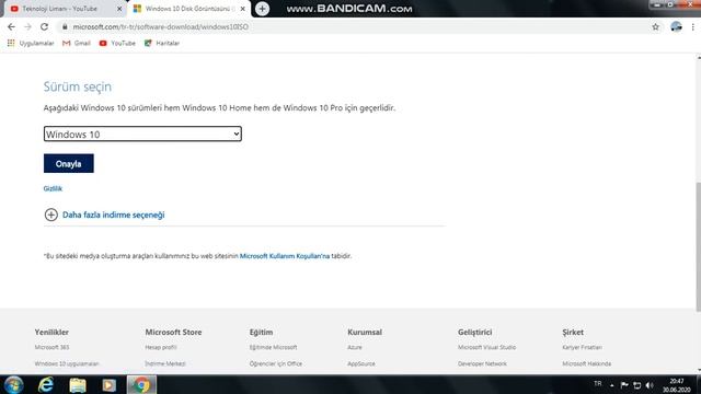 Windows 10 tüm sürümler Orjinal (Mİcrosoft dan) смотреть онлайн