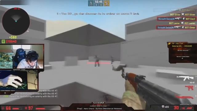 Training Adil "ScreaM" Benrlitom - Headshot Machine CS GO/Тренеровка Скрим смотреть онлайн