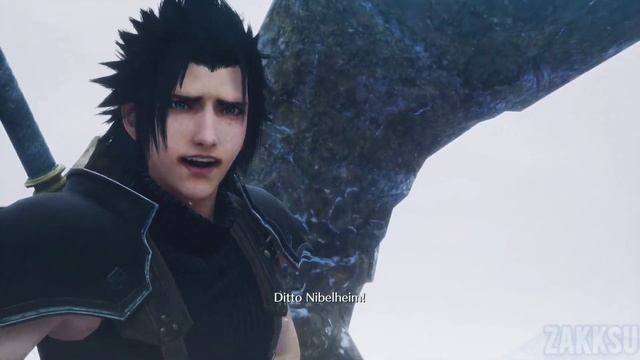 FF7 Crisis Core Reunion - Zack meets Cloud with original voice actors смотреть онлайн