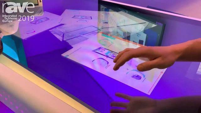 ISE 2019: PresTop Products Demos Hi-Macs Collaboration Table with LED Lights, Collaboration Softwar смотреть онлайн