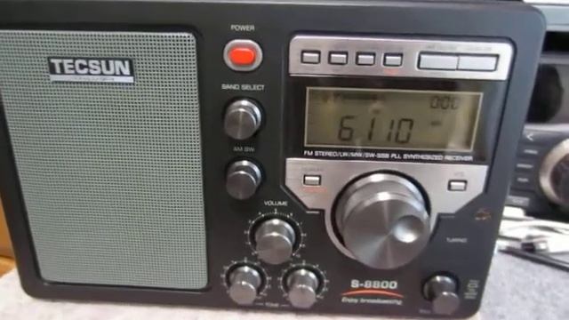 TECSUN S-8800 6110kHz Radio Fana смотреть онлайн