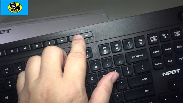 NPET WK20 2.4G Wireless Keyboard Ultra Slim ONLY $14.99!!!! AMAZING for all wireless keyboard use! смотреть онлайн