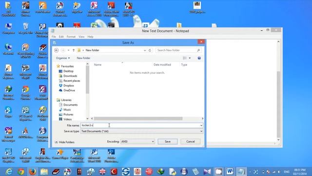 How to lock & hide your folder in Window 8 | tutorial lock смотреть онлайн