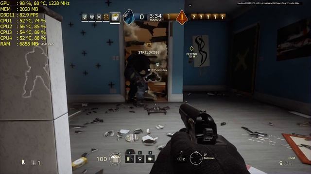 Tom Clancy's Rainbow Six: Siege - Beta (i5-3570K + GTX 770) 1080p@60fps смотреть онлайн