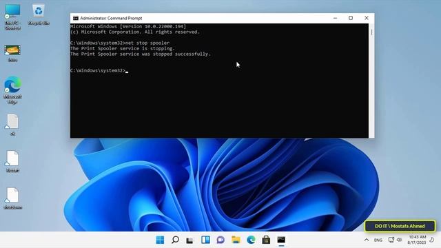 Enable or Disable Print Spooler Service on Windows 11 Using Command Prompt смотреть онлайн