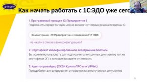 Как начать работать с 1С-ЭДО | Микос Программы 1С