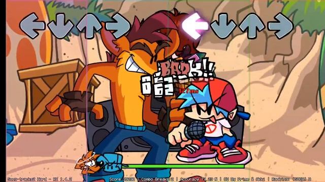 Minimix de agente p , crash bandicoot , Jenny XJ fnf android смотреть онлайн