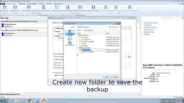 Backup Hard Disk to Virtual Disk using Paragon Disk Manager смотреть онлайн