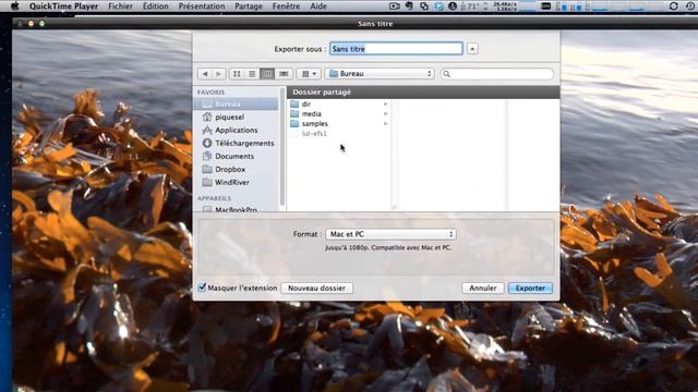 Scinder des clips avec QuickTime Player 7 Pro et 10 смотреть онлайн
