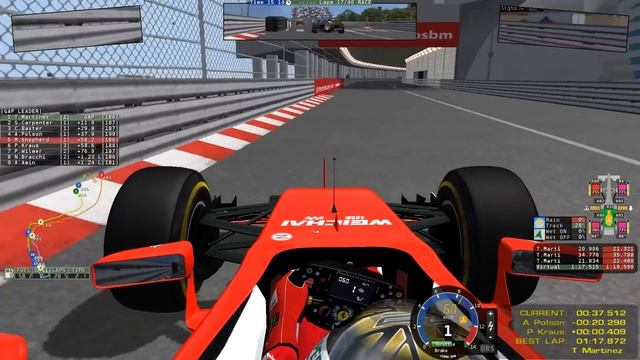 rFactor F1 2016 NRL - Round 5 - Monaco Grand Prix part 5 (Online sporting) смотреть онлайн