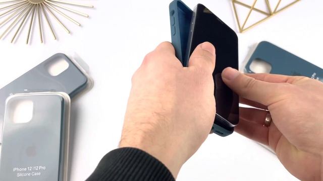 Силіконовий чохол на iPhone 12/12 Pro з закритим низом в кольорі Cosmos Blue (46) смотреть онлайн