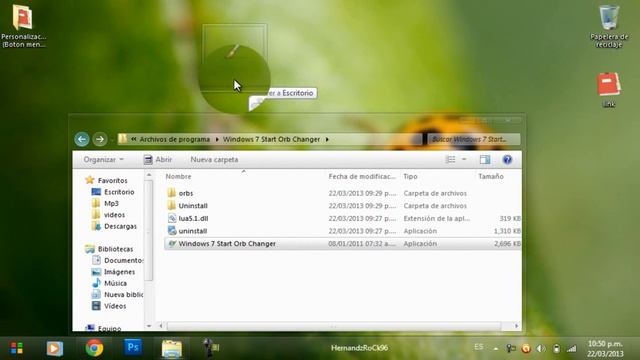 Como cambiar el boton de inicio en windows 7 starter [HD] смотреть онлайн