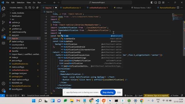 Boost User Engagement with Local Notifications in React Native | Notifee Tutorial #LocalNotificatin смотреть онлайн