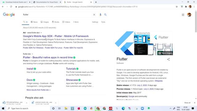 How to install flutter , android studio and visual studio code смотреть онлайн