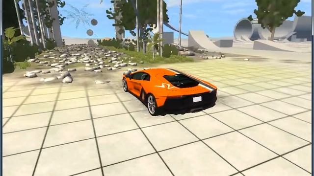 Lamborghini adventor crash test (BeamNG.Drive) смотреть онлайн