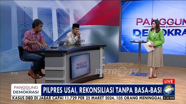 Margarito Kamis: Pilpres Sudah Selesai, Waktunya Bersatu Lagi #panggungdemokrasi смотреть онлайн