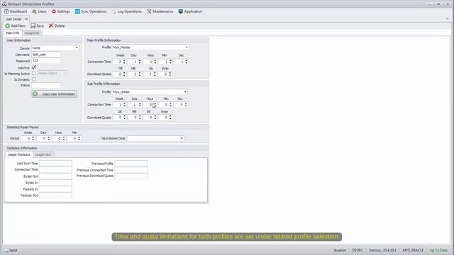 Mikrotik Hotspot User Manager (Integration Profiler)-User Details смотреть онлайн