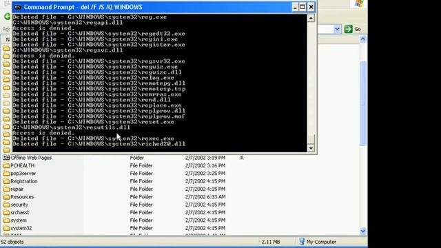 Destroying Windows Server 2003 build 3604 смотреть онлайн