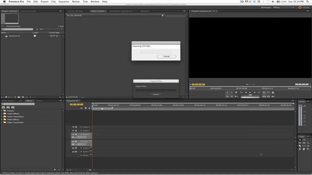 Opening Final Cut Pro 7 sequence in Adobe Premiere Pro CS 5.5 смотреть онлайн