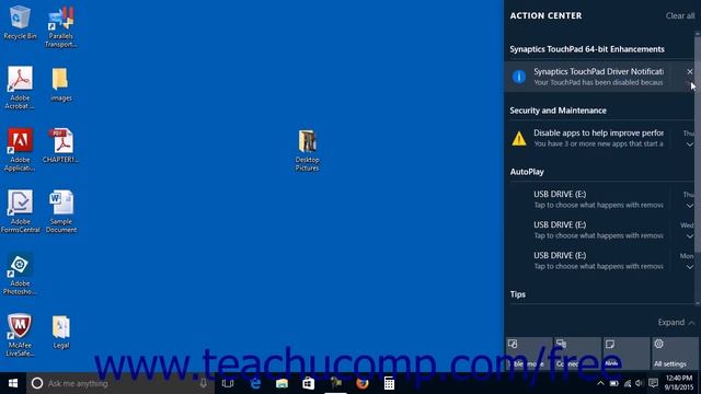Windows 10 Tutorial The Action Center Microsoft Training смотреть онлайн