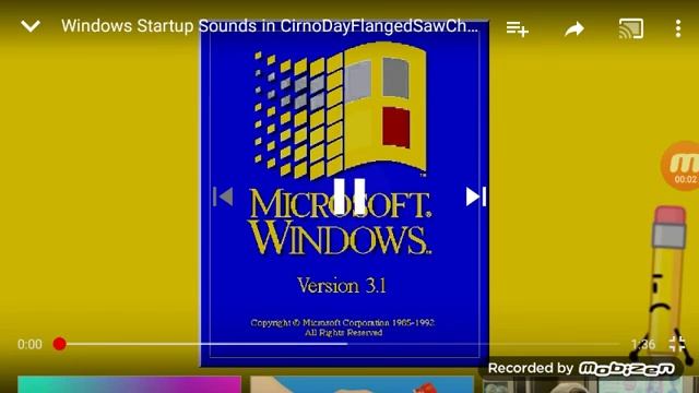 Windows 3.1 Startup Sound in CirnoDayFlangedSawChorded смотреть онлайн