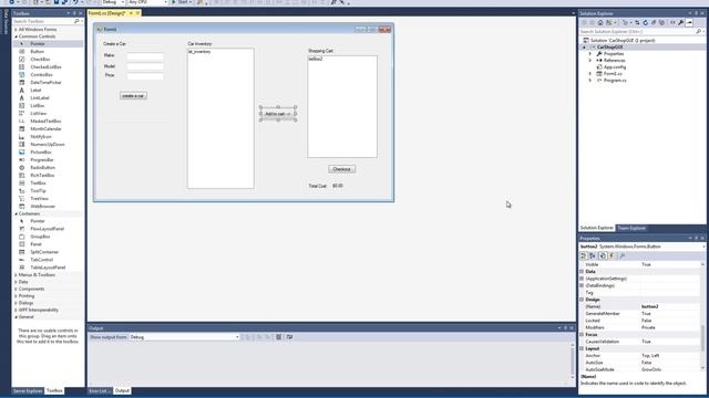 C# Car Store App 10 control names смотреть онлайн
