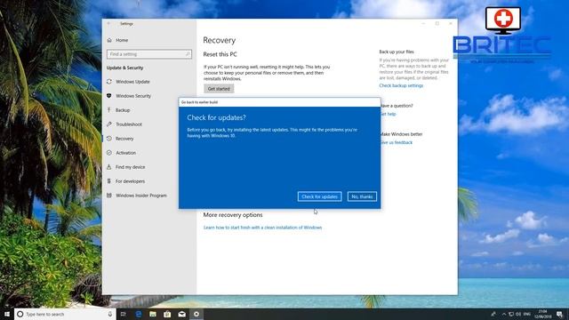 How to Roll Back Windows 10 Update смотреть онлайн
