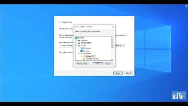 How To - Create A Desktop Shortcut to A New Location - Microsoft Windows Device - STRAIGHT TO IT смотреть онлайн