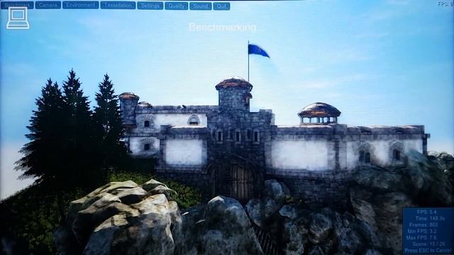 Unigine Heaven Benchmark (DX9) Intel Atom Z3735G (Windows Tablet) смотреть онлайн