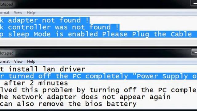 Network adapter not found - Fix смотреть онлайн